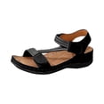 thumbnail image 2 of HTHLVMD Lightweight Outdoor Beach Sandals, 2026 Summer Orthopedic Sandal Diabetic Walking, Women's Summer Fisherman Sandals, Adjustable Ankle Strap Open-Toe, Black 7, 2 of 7