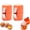 2PCS Orange, variant on Egg Shell Opener,2026 New Stainless Steel Egg Cracker, Handheld Egg Opener for Hard Boiled Eggs, Handheld Kitchen Tool for Egg Peeling & Separating (2PCS Orange)