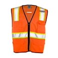 thumbnail image 1 of Kishigo 6 Pocket Contrast Class 2 Vest 2XL/3XL Orange, 1 of 2