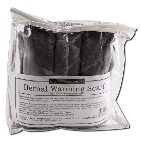 Herbal Concepts Warming Scarf, Charcoal