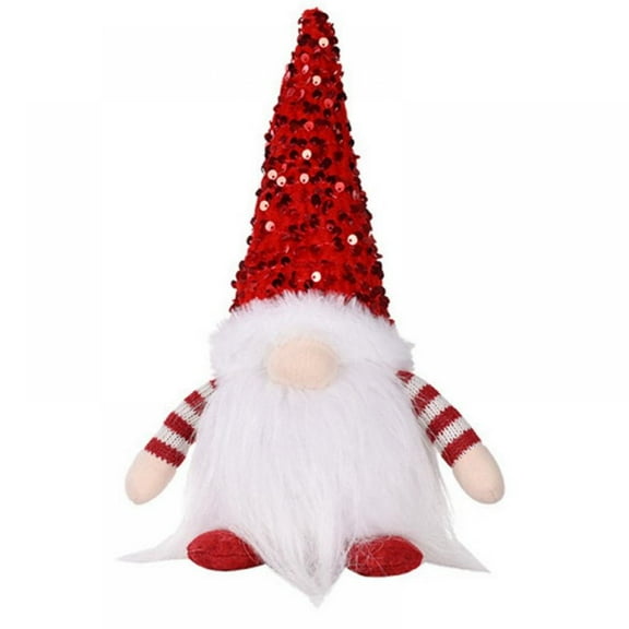 Christmas Sequins With Lights Rudolph The Gnome Doll
