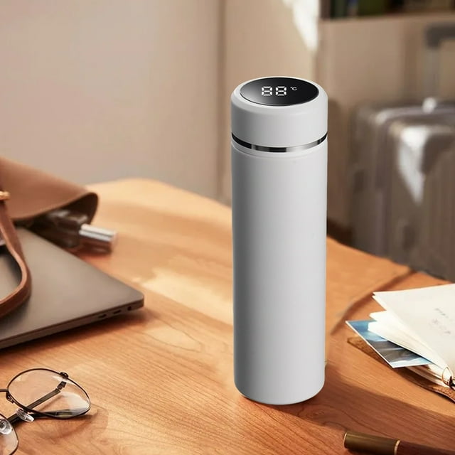 Dvkptbk 17 Liquid Gu Water Cup Stainless Steel Intelligent Temperature Sensing Vacuum Cup Mirror Surface Intelligent Brush Screen Insulation Cup Stainless Steel Insulated Cup Kitchen & Dining