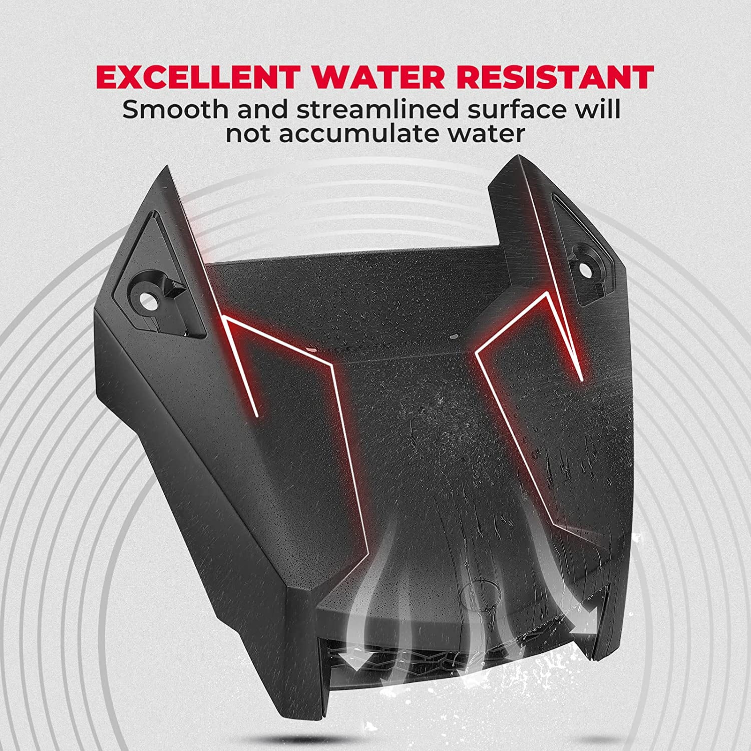KEMIMOTO Hood Scoop Air Intake Kit Compatible with 2019-2023 Polaris RZR XP 1000 XP / 4 1000 / Turbo S/Turbo 4 S