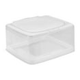 thumbnail image 2 of Transparent Kitchen Spice Box, Double Compartment Jar Storage, Stainless Steel Clamshell, For Kitchen Pantry, Efficient Organization, Household Drawer Storage, Spice Holder, Modern Design, For Home, 2 of 9