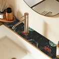 thumbnail image 2 of Yayeee Faucet Mat for Kitchen Sink 14.7" Diatomite Long Splash Guard Pad, Red Sitting on The Moon, 2 of 7