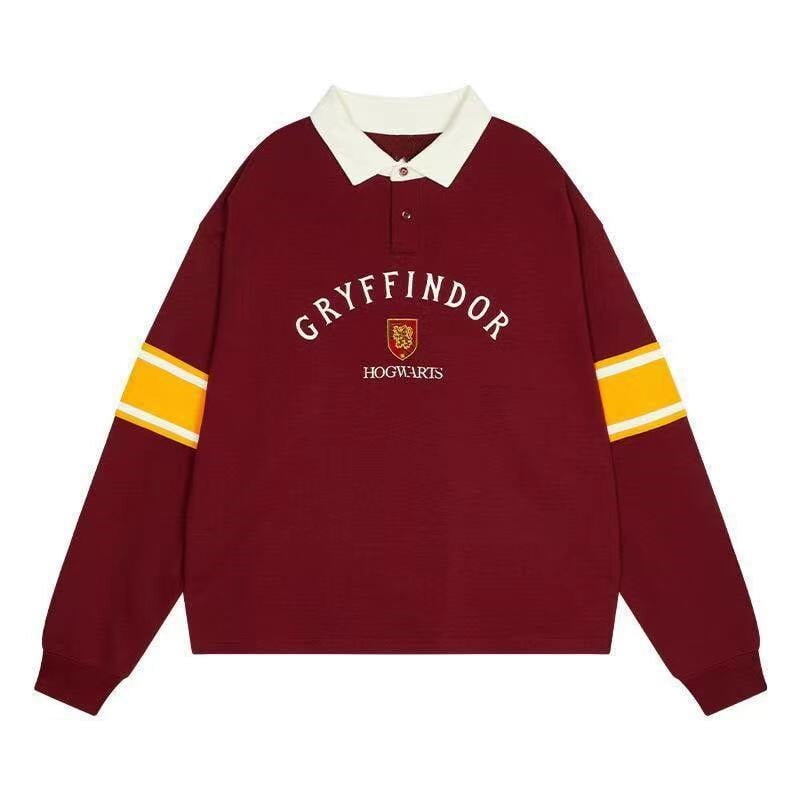 Gryffindor Ravenclaw Collared Sweatshirt Yinqile Harry Potter - Main Image