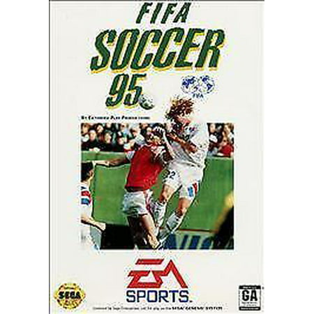 FIFA Soccer 95 (Sega Genesis, 1994) game only - Tested Ships In 24