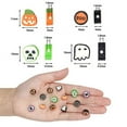 100 Pcs Halloween Polymer Clay Beads Heishi Spacer Beads Supplies for