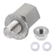 thumbnail image 1 of Adaptador de eje de bicicleta para eje completo de 3/8 pulgadas x26, accesorios de repuesto para remolque, adaptador de embrague de remolque de, 1 of 7
