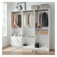 thumbnail image 6 of Klair Living Prosper White Freestanding Walk in Wood Closet System in Oak, 6 of 10