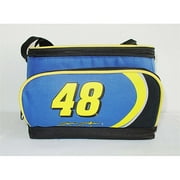 Angle View: NASCAR #48 Jimmie Johnson 6-Can Cooler Bag