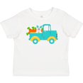 thumbnail image 3 of Inktastic Cute Easter Bunny in Blue Truck with Carrots Boys or Girls Baby T-Shirt, 3 of 5