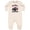 Natural Heather, variant on Off Roading Girls Mudding Cute Baby Fleece Romper