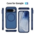 thumbnail image 6 of Google Pixel 9 Phone Case, Phone case Google Pixel 9 Magnetic Case [Compatible with MagSafe] Tough Rugged Matte Slim Shockproof Anti-Fingerprint Anti-Scratch Protective Cover, Royalblue, 6 of 8
