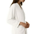 thumbnail image 4 of Plus Size Bathrobe for Women Fuzzy Women's Nightgowns & Sleepshirts Oversize Cozy Women's Robes House Womens Robe White, 4 of 9