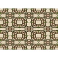 thumbnail image 1 of Ahgly Company Machine Washable Indoor Rectangle Transitional Dark Brown Area Rugs, 4' x 6', 1 of 7