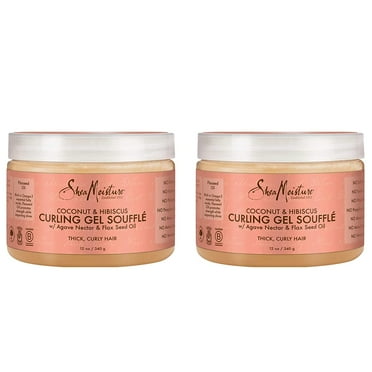 SheaMoisture Coconut & Hibiscus Gel Souffle 12 Ounce (354ml) (2 Pack)