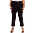 thumbnail image 3 of JM Collection Plus Size Pull-On Stud-Accented Ankle Pants, 3 of 3