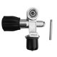 thumbnail image 4 of Válvula de Reducción de Cilindro de Buceo 3000psi Sunnimix Válvula del tanque de buceo Color plata, 4 of 8