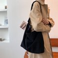 thumbnail image 4 of Bolsos de hombro Retro para mujer bolsos de mano de Color Likrtyny sólido para ocio bolso de PANA con asa superior bolso de viaje diario, 4 of 9