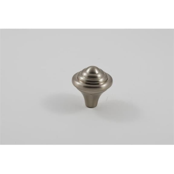 Mushroom Cabinet Knob, Satin Nickel