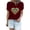 Red, variant on Pisexur Pride Shirt Women Rainbow Graphic Tee Love Love Print T-Shirt LGBT Equality Shirts Short Sleeve Tops