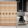 thumbnail image 2 of Erosebridal Pink Polka Dot Plaid Bow Shower Curtain 72Wx72L for Girls, Girly Checkered Heart Lace Waterproof Bathroom Curtain, 2 of 5