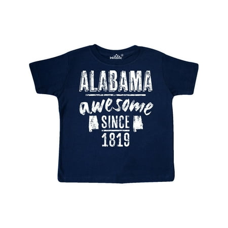 

Inktastic Alabama Awesome Since 1819 Gift Toddler Boy or Toddler Girl T-Shirt