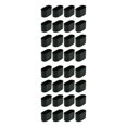 thumbnail image 4 of Inteprter 16x Negro Amplia gama de aplicaciones para tapas de patas de silla: piso con facilidad, flexible y 2Conjunto, 4 of 6