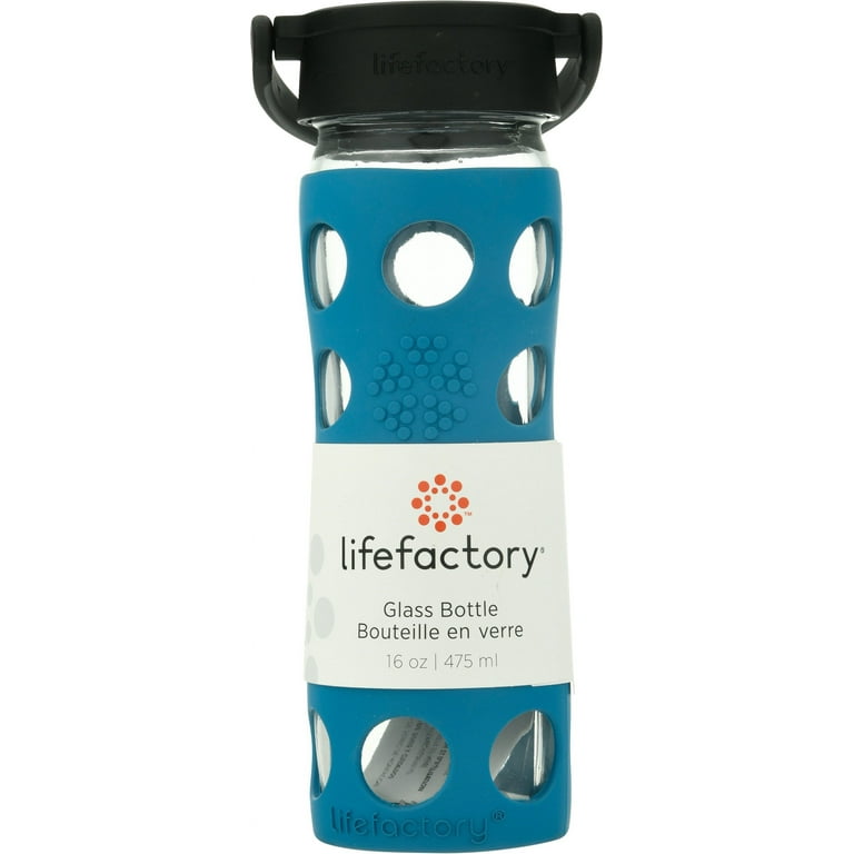 Lifefactory Glass Bottle, 16 Ounce