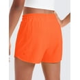 thumbnail image 4 of CRZ YOGA Girls Feathery-Fit Soft Athletic Shorts with Zipper Pocket Tennis Soccer Running Casual Liner Kids Teen, 4 of 7