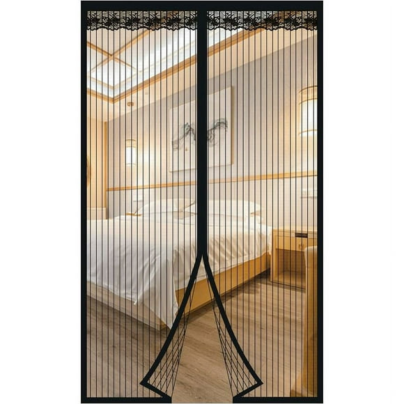 Magnetic Screen Door, 90x200cm Magnetic Balcony Door Anti-Fly Curtain Without Drilling, Anti-Insect Curtain, Screen Door, Swing Doors For Patio Door Living Room