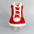 thumbnail image 4 of Christmas Pet Costume for Small Medium Dogs, Santa Claus Transformers Theme Dog Clothing, Festive Animal Apparel for Holiday Parties(Red,A), 4 of 9