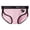 Pink, variant on Paiwinds Women‘s Mid Waist Comfort Briefs - Breathable Trendy Underwear with Playful Heart Pattern for Daily Style (M-2XL, 5 Colors)