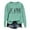 Green, variant on Always Be Kind Long Sleeve Sweatshirt for Women Novelty Graphic Sweatshirt Be Kind Shirt Beige S