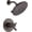 Venetian Bronze, variant on Delta Trinsic TempAssure® 17T Series H2Okinetic® Shower Trim in Chrome T17T259-H2O