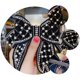 thumbnail image 3 of 1 horquilla con lazo de moda y diamantes para el pelo, accesorios para el pelo para niña., 3 of 6