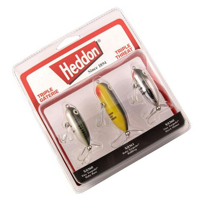 Heddon Triple Threat Varying Weights Fishing Lures 