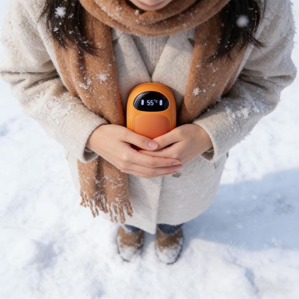 Giaone Magnetic Electric Hand Warmer Rechargeable Quick Warming Up For Elderly Kids