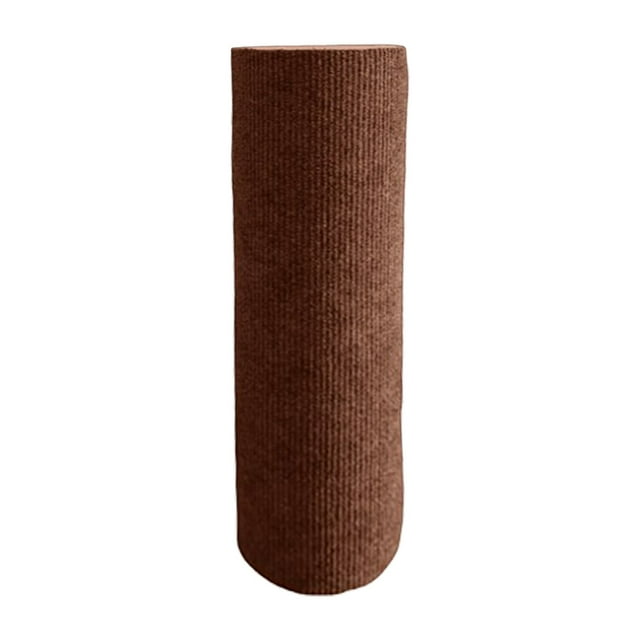 Dark Brown Cat Scratching Post and Cat Tree on the Wall - Qyaukm Cat Scratching Post Wall Mounted Adhesive Cat Scratching Stick Cat Climbing Frame Pet Scratcher Funiture Protector