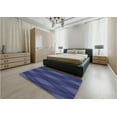 thumbnail image 5 of Ahgly Company Machine Washable Indoor Rectangle Transitional Blue Area Rugs, 5' x 8', 5 of 7