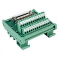 thumbnail image 1 of DB25 DIN Rail Mount Interface Module Male/Female Connector Breakout Board, 1 of 8
