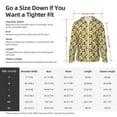 thumbnail image 4 of KLL Monstera Leaves Print Men's Women’s UPF 50+ Sun Protection Outdoor Hoodie Jacket Long Sleeve Fishing Hiking Performance Shirt-Medium, 4 of 6