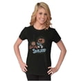 thumbnail image 4 of Vintage Halloween Spooky Smurf Women's T Shirt Ladies Tee Brisco Brands S, 4 of 5