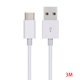 thumbnail image 4 of Seitruly Cable de carga rápida para teléfono 2A (Max), Cable USB tipo C, de Android, Cable de datos tipo C para P40 Mate 30 Teléfono y Comunicación blanco 3m, 4 of 7