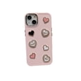 thumbnail image 6 of 3D Love Heart Love pearl Case For Iphone 15 14 13 12 11 Pro Max For iphone xs max  Case  Multicolour Shockproof phone Case, 6 of 6