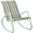 thumbnail image 4 of Modway Traveler Green Strip Patio Rocking Lounge Chair, 4 of 6