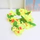 thumbnail image 5 of Juego de 4 pulseras y collares con guirnaldas hawaianas, accesorios elegantes para fiestas tropicales en la playa (amarillo), 5 of 7