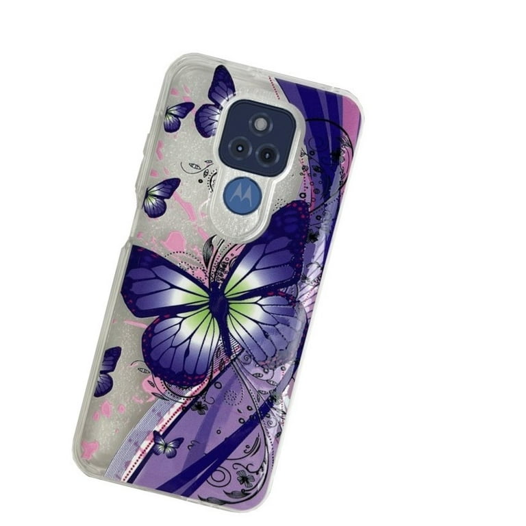 For Motorola Moto G Play (2021) Case with Tempered Glass, Design