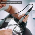 thumbnail image 5 of HANDSKIT 90W Constant 180~480℃ Adjustable Electric Iron LCD Digital Display ℃/℉ Conversion Electric Iron, 5 of 7